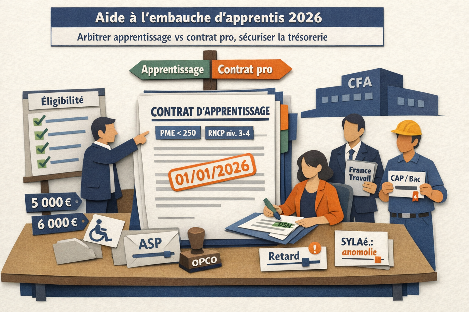 Aide à l’embauche d’apprentis 2026 : l’alternance se « PME-ise », les projets adultes doivent arbitrer