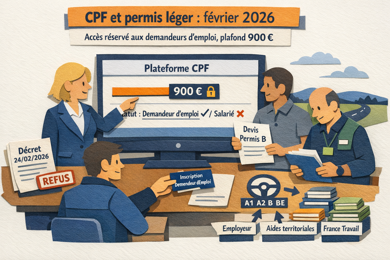 CPF et permis de conduire (depuis février 2026) : un recentrage budgétaire au nom de l’employabilité « démontrable »